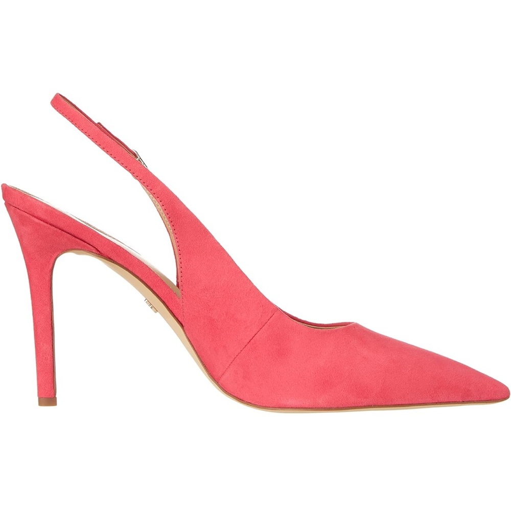 Sam Edelman 3” pink suede sling back